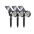 Waterproof IP65 Solar Powered LED Landscape Lighting with RGB and Warm White Modes